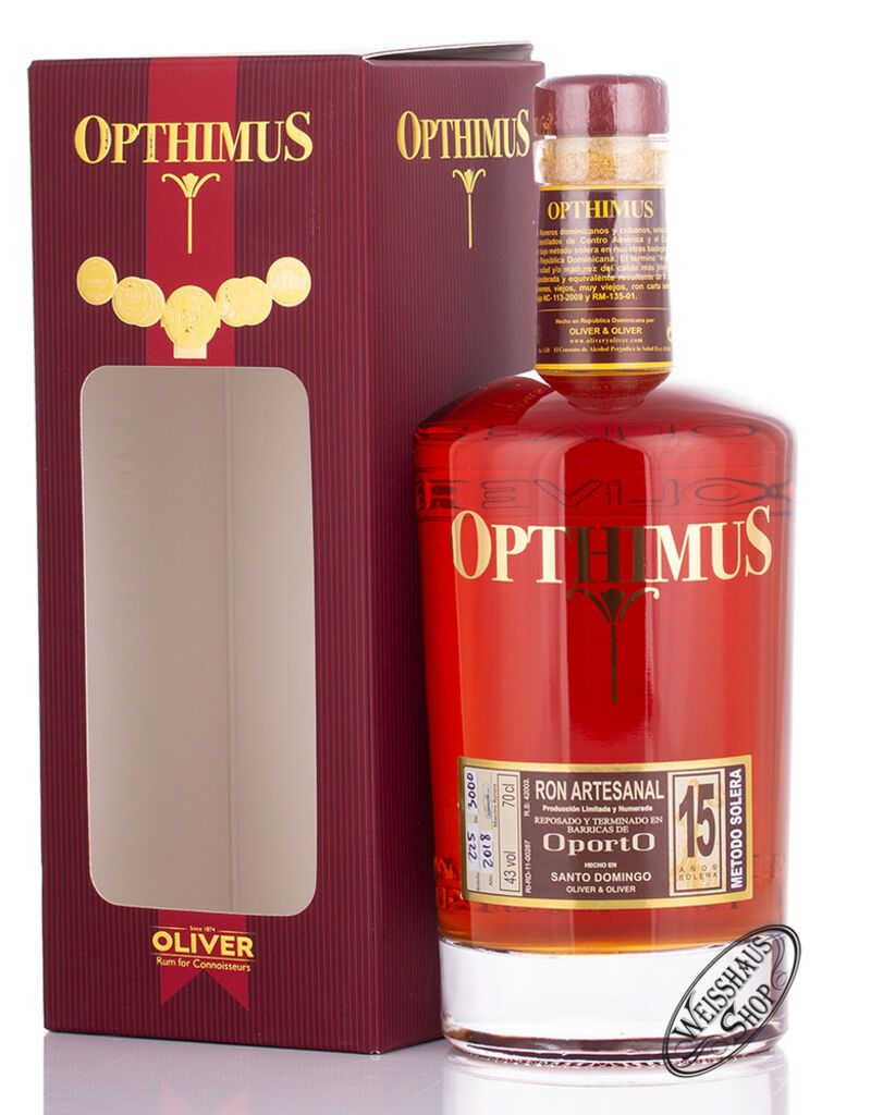 Opthimus Anos Oporto Rum Vol L Weisshaus Shop