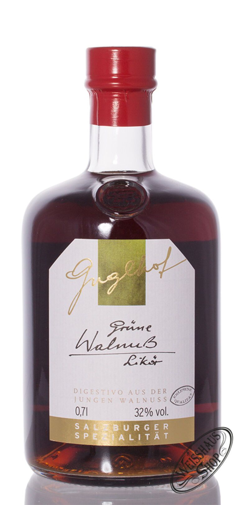 Guglhof Grüne Walnuss-Likör 32% vol. 0,70l | Weisshaus Shop