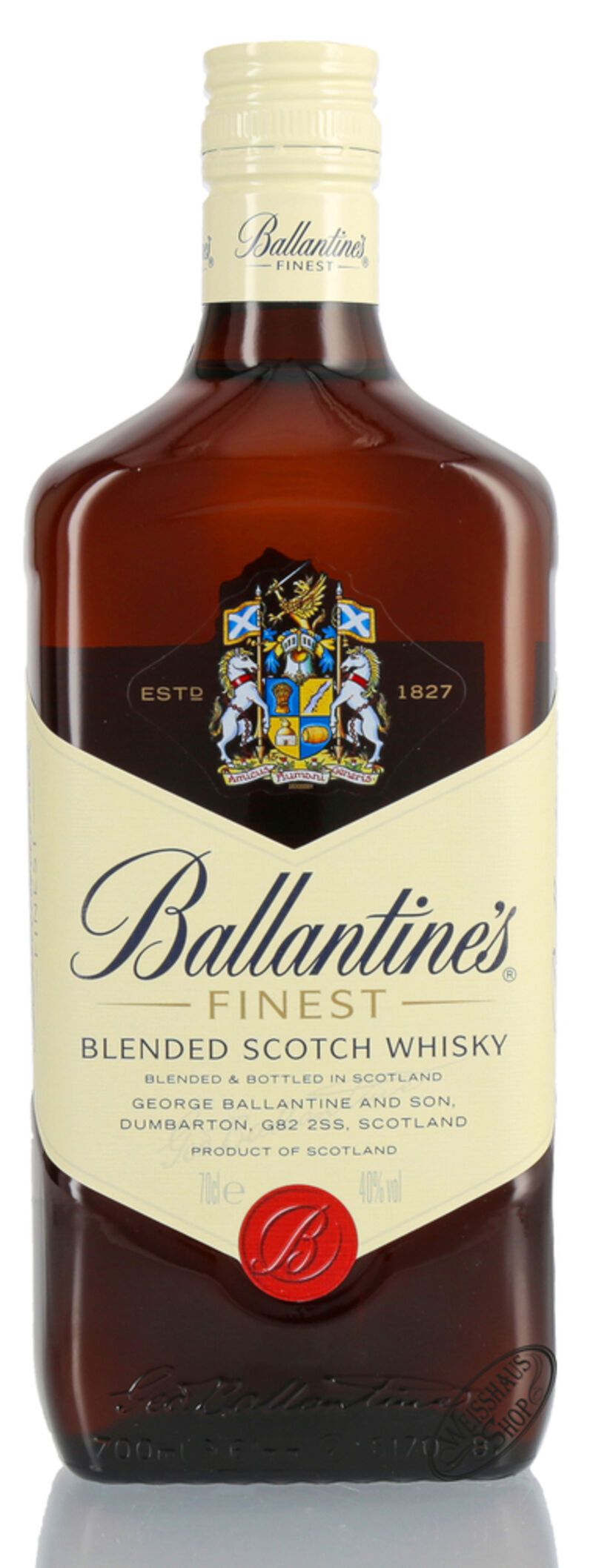 Ballantine's Finest Blended Scotch Whisky 40% vol. 0,70l | Weisshaus Shop