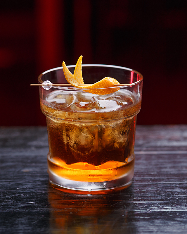 Rum Old Fashioned Cocktail